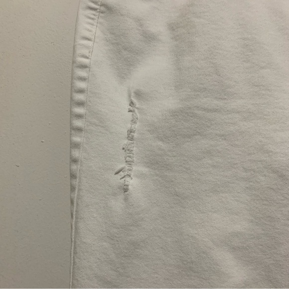 Democracy ab-solution fringe leg size 12 white jeans - Picture 10 of 13